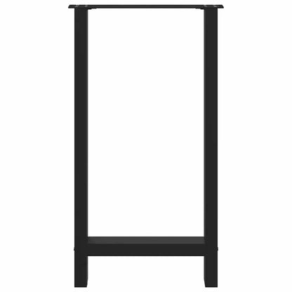 Bartafelpoten 2 st 50x(90-91) cm staal zwart