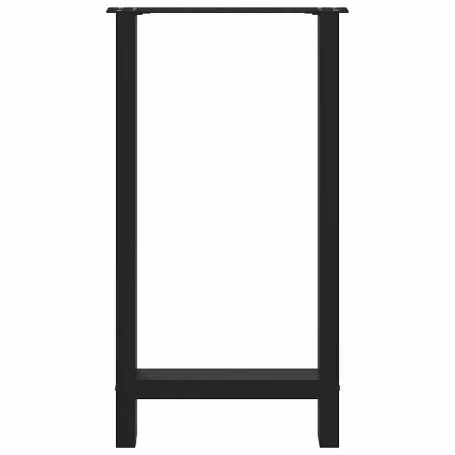 Bartafelpoten 2 st 50x(90-91) cm staal zwart