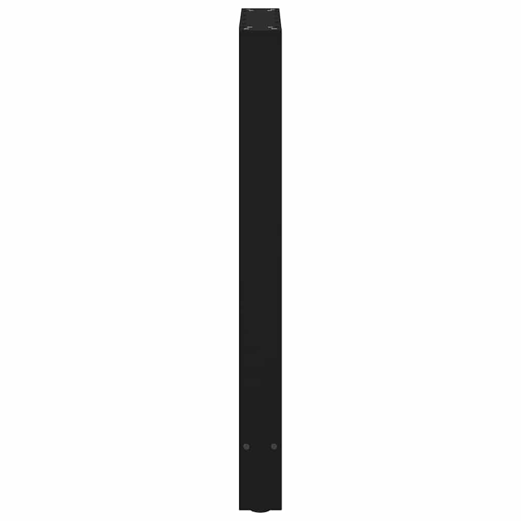 Bartafelpoten 2 st 50x(90-91) cm staal zwart
