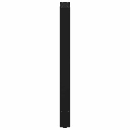 Bartafelpoten 2 st 50x(90-91) cm staal zwart