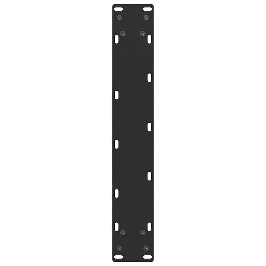 Bartafelpoten 2 st 50x(90-91) cm staal zwart