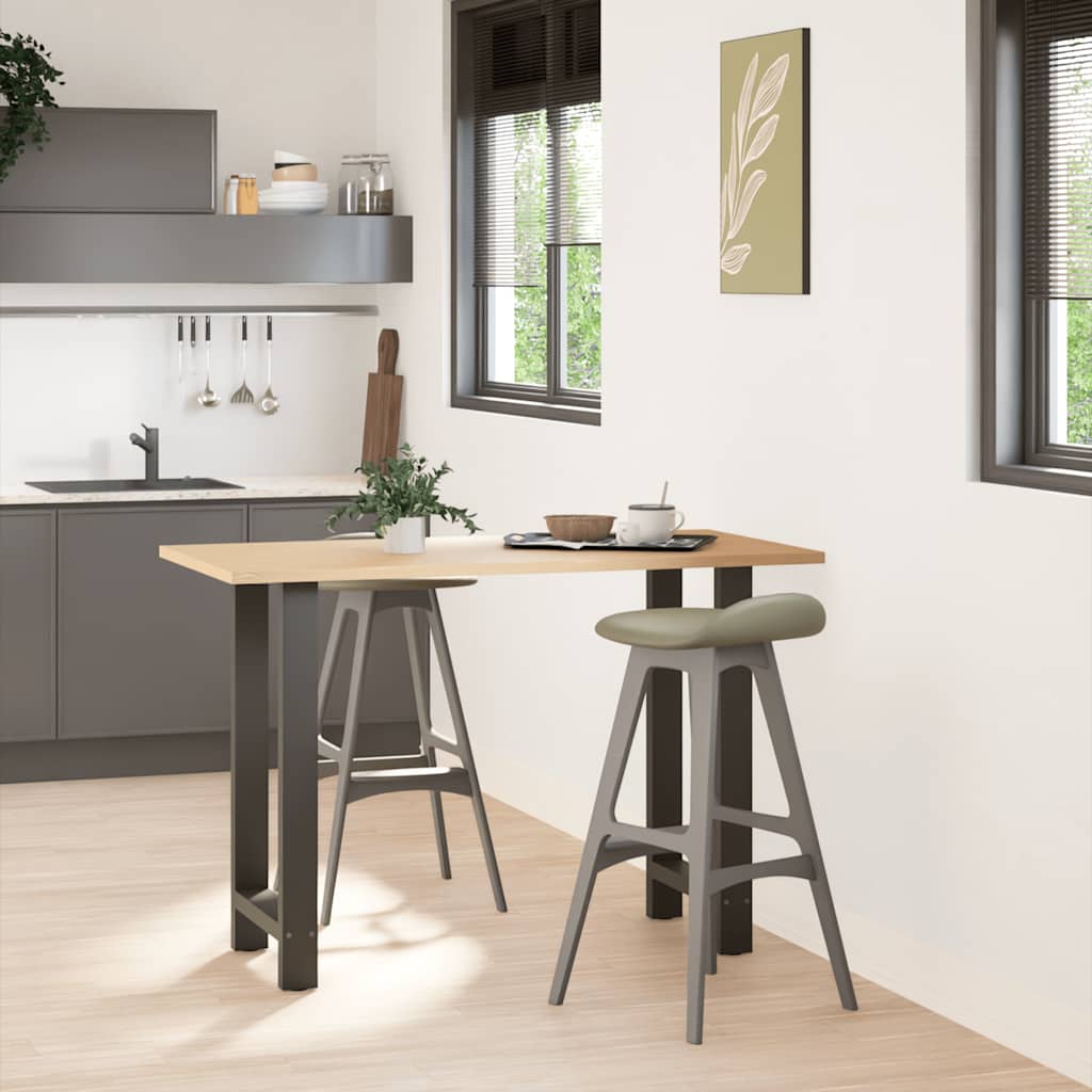 Bartafelpoten 2 st 50x(90-91) cm staal antraciet