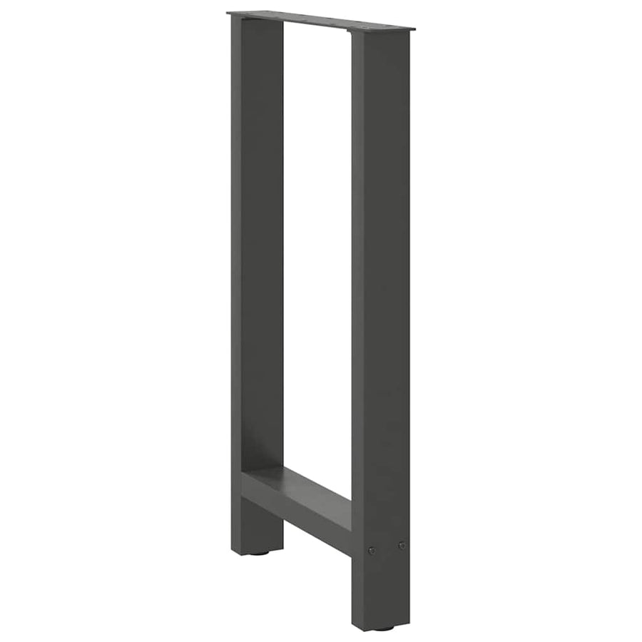 Bartafelpoten 2 st 50x(90-91) cm staal antraciet