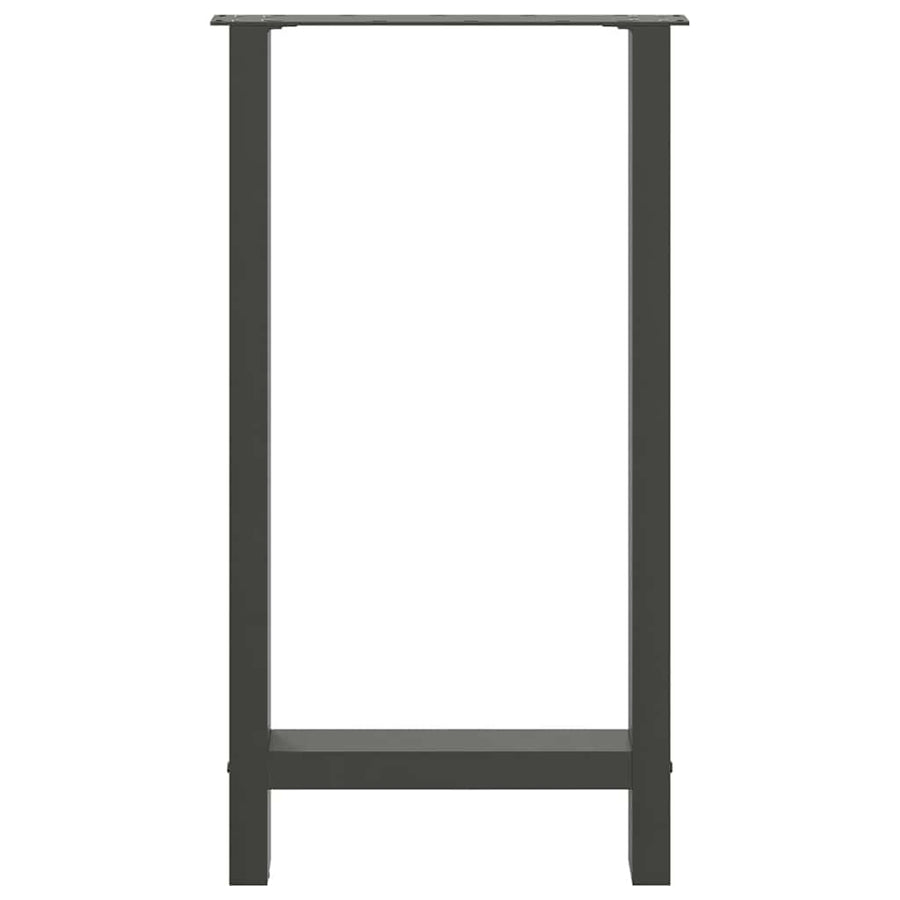 Bartafelpoten 2 st 50x(90-91) cm staal antraciet