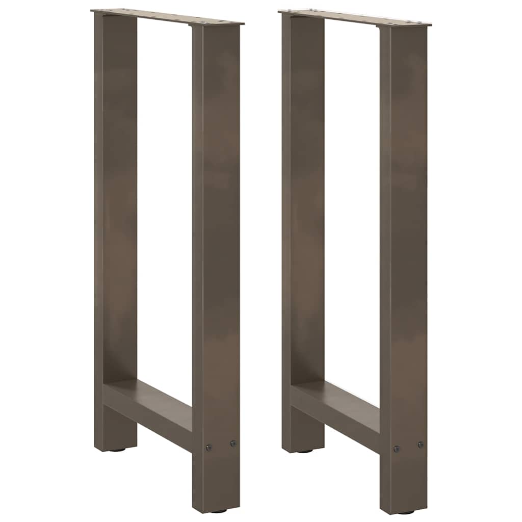 Salontafelpoten Staal Naturel 50 x (90-91) cm