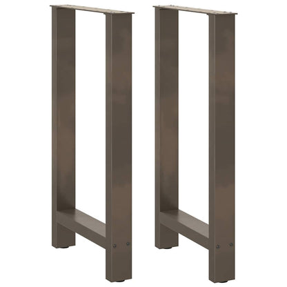 Salontafelpoten Staal Naturel 50 x (90-91) cm