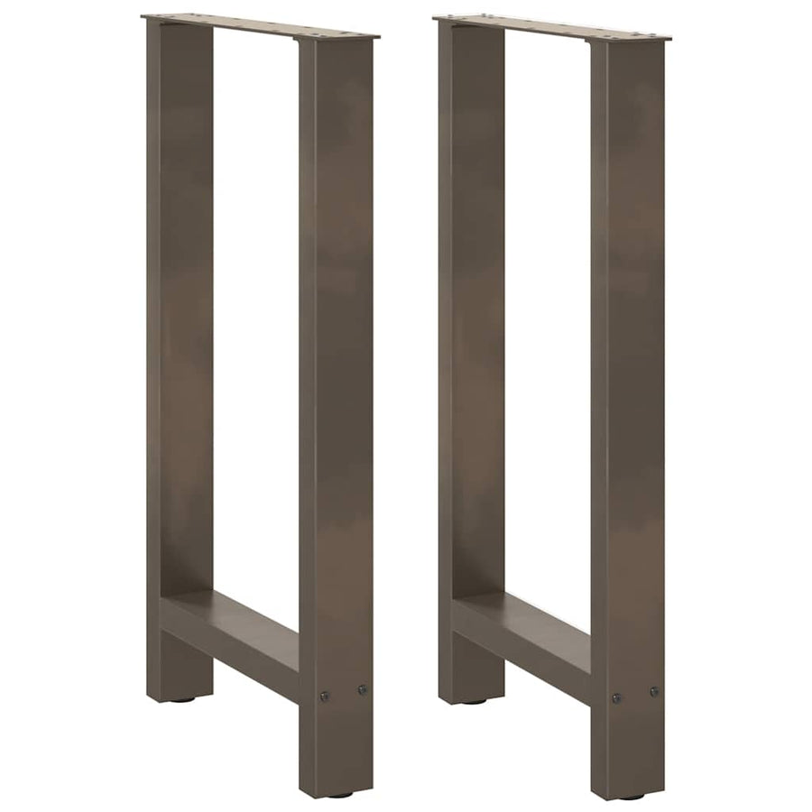 Salontafelpoten Staal Naturel 50 x (90-91) cm