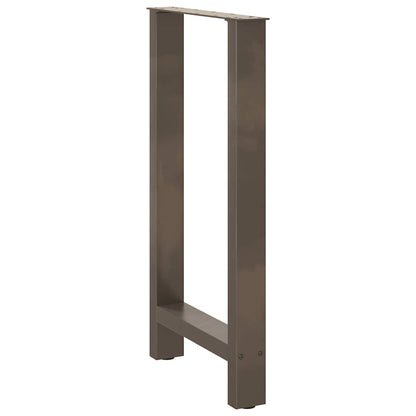 Salontafelpoten Staal Naturel 50 x (90-91) cm