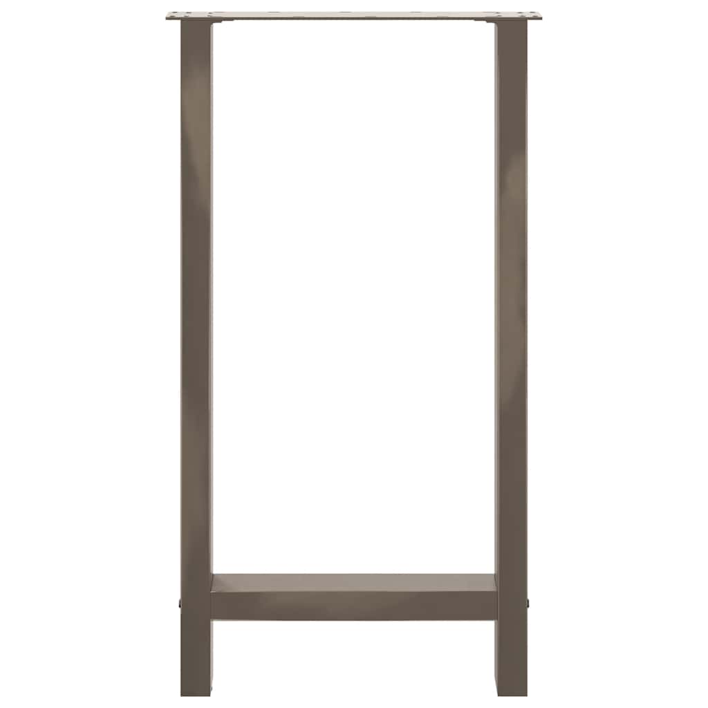 Salontafelpoten Staal Naturel 50 x (90-91) cm