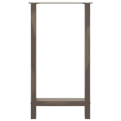 Salontafelpoten Staal Naturel 50 x (90-91) cm