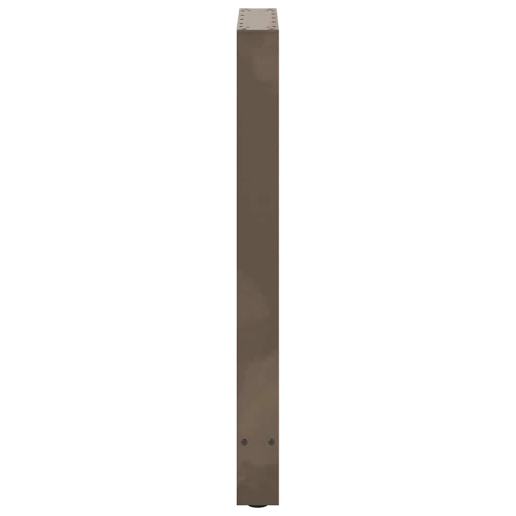 Salontafelpoten Staal Naturel 50 x (90-91) cm