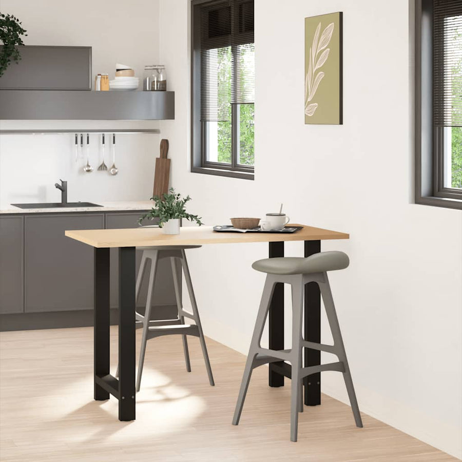 Bartafelpoten 2 st 60x(90-91) cm staal zwart