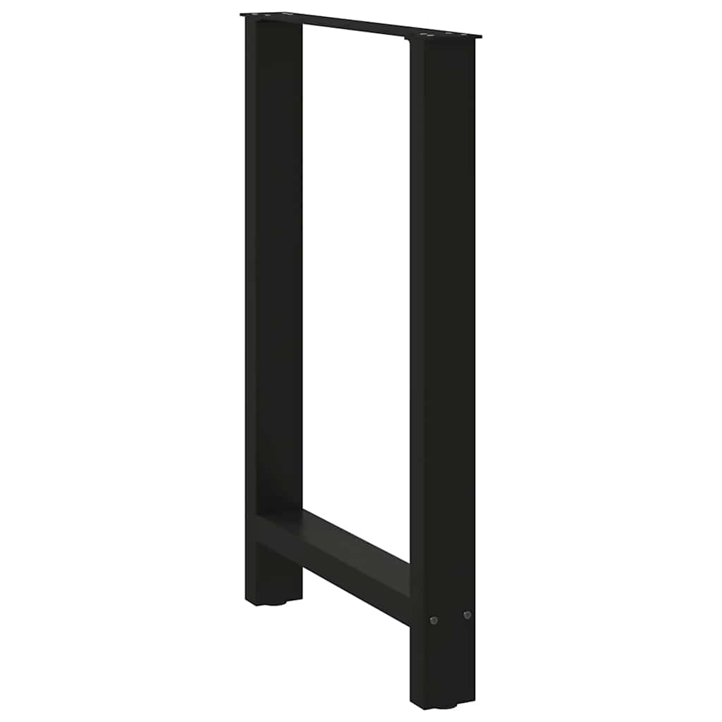 Bartafelpoten 2 st 60x(90-91) cm staal zwart