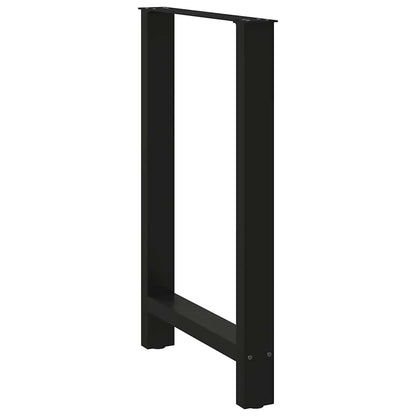 Bartafelpoten 2 st 60x(90-91) cm staal zwart