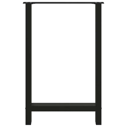 Bartafelpoten 2 st 60x(90-91) cm staal zwart