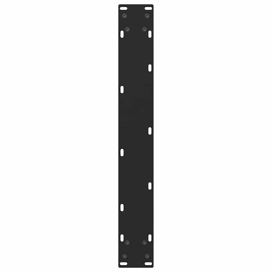 Bartafelpoten 2 st 60x(90-91) cm staal zwart