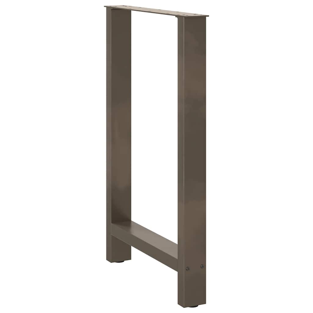 Salontafelpoten Staal Naturel 60 x (90-91) cm