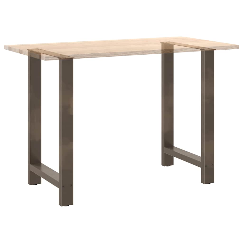 Salontafelpoten Staal Naturel 60 x (90-91) cm