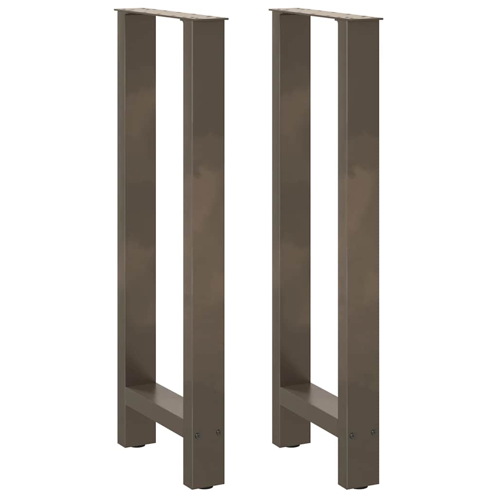 Salontafelpoten Staal Naturel 50 x (100-101) cm
