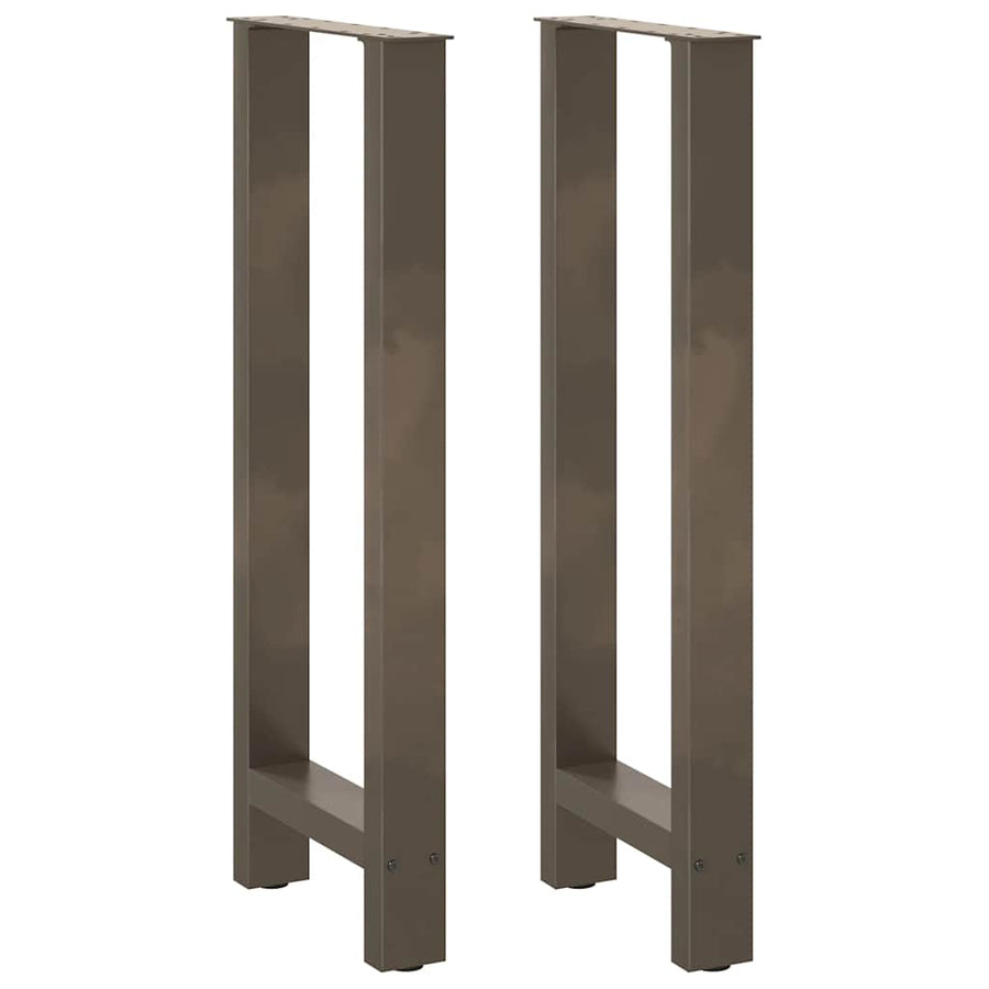 Salontafelpoten Staal Naturel 50 x (100-101) cm