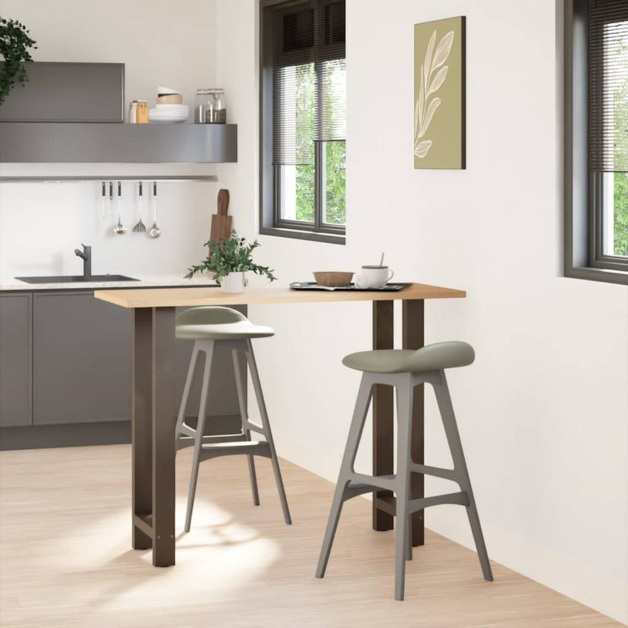 Salontafelpoten Staal Naturel 50 x (100-101) cm