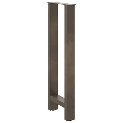 Salontafelpoten Staal Naturel 50 x (100-101) cm