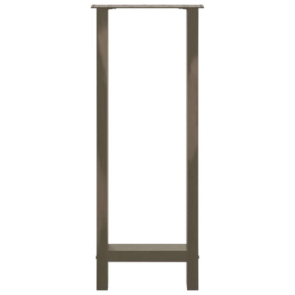 Salontafelpoten Staal Naturel 50 x (100-101) cm