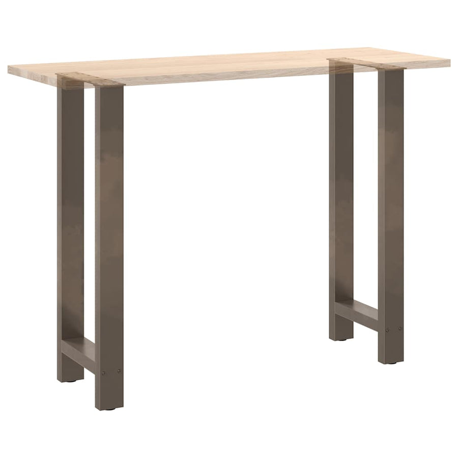 Salontafelpoten Staal Naturel 50 x (100-101) cm