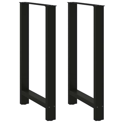 Bartafelpoten 2 st 60x(100-101) cm staal zwart