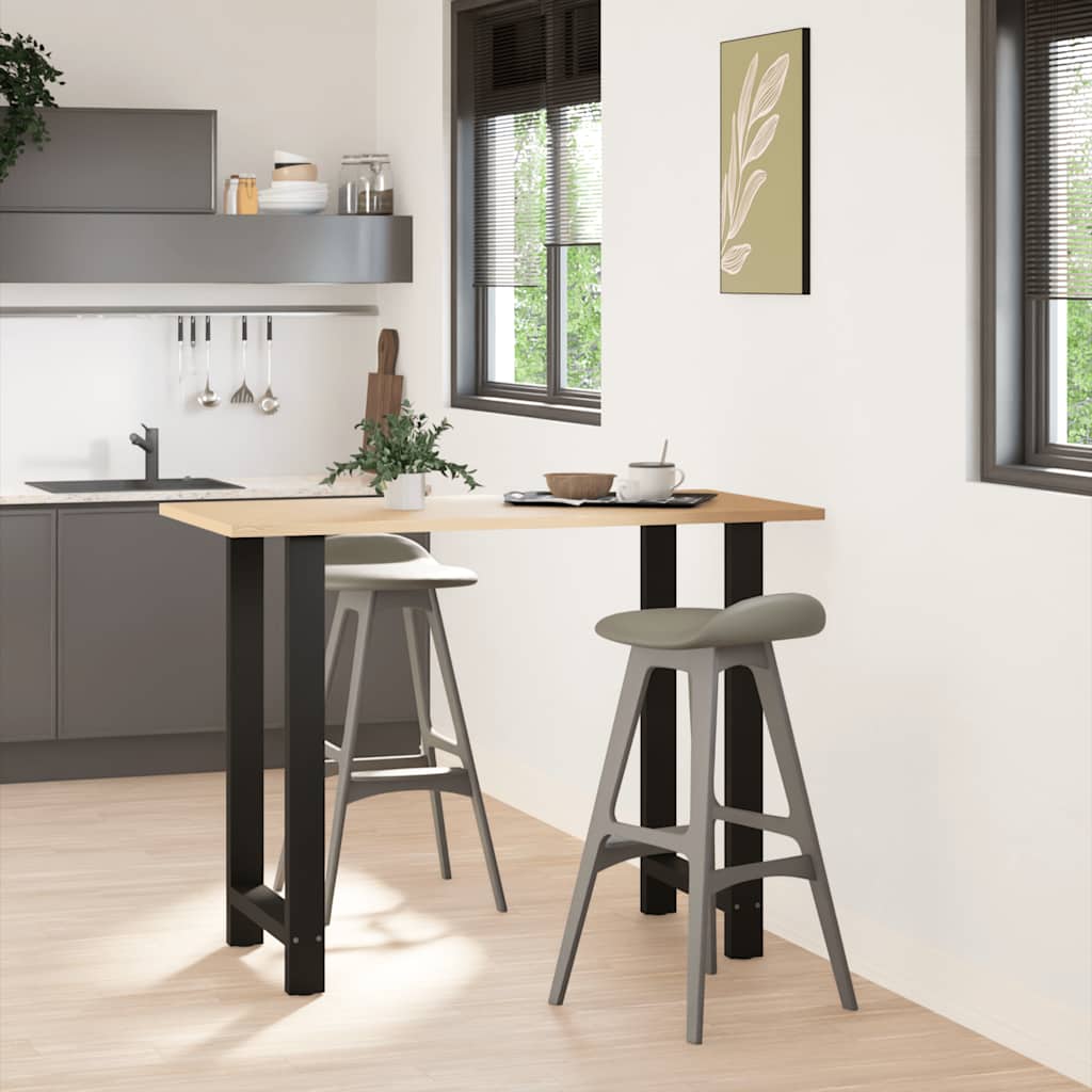 Bartafelpoten 2 st 60x(100-101) cm staal zwart