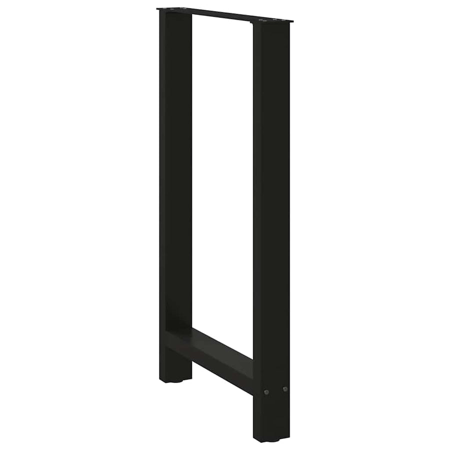 Bartafelpoten 2 st 60x(100-101) cm staal zwart
