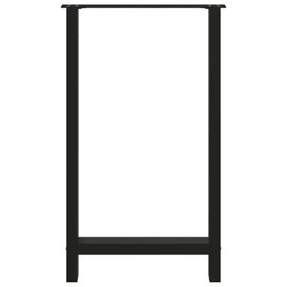 Bartafelpoten 2 st 60x(100-101) cm staal zwart