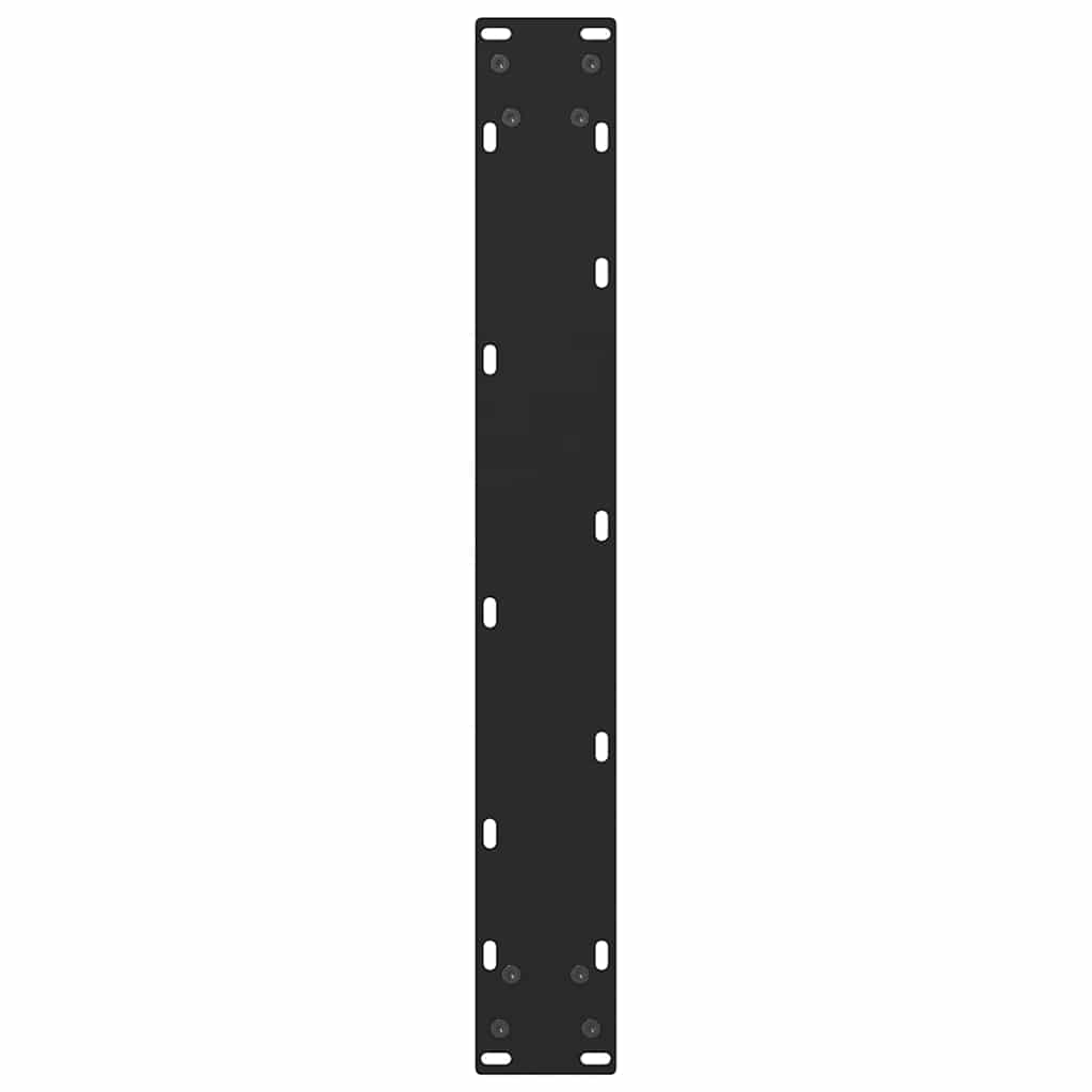 Bartafelpoten 2 st 60x(100-101) cm staal zwart