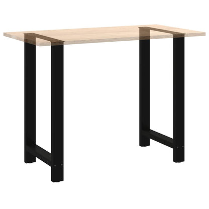 Bartafelpoten 2 st 60x(100-101) cm staal zwart