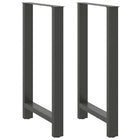 Bartafelpoten 2 st 60x100 cm staal antraciet