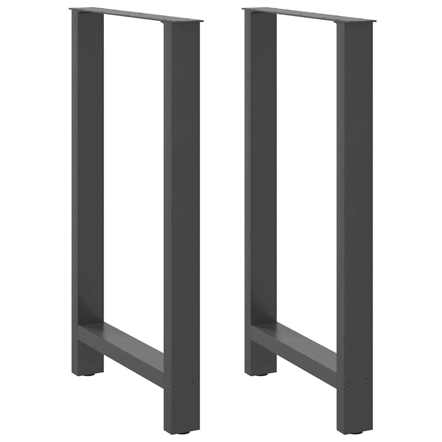 Bartafelpoten 2 st 60x(100-101) cm staal antraciet