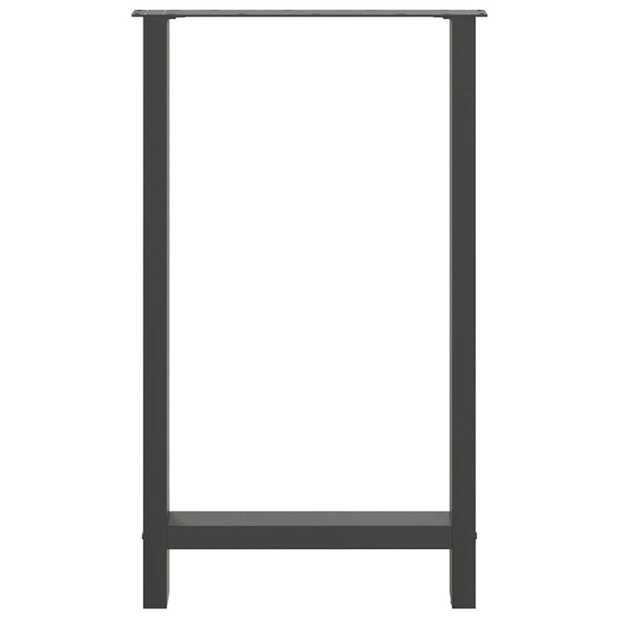 Bartafelpoten 2 st 60x(100-101) cm staal antraciet
