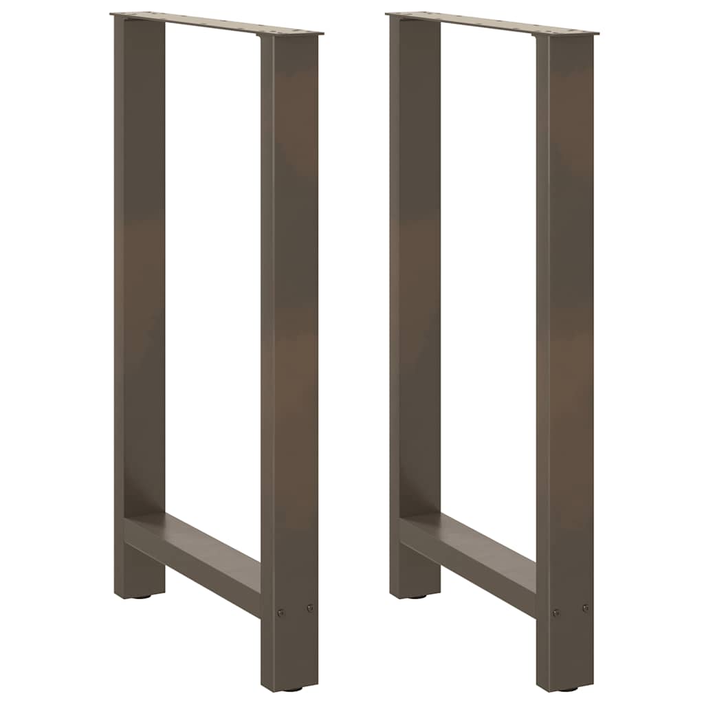 Salontafelpoten Staal Naturel 60 x (100-101) cm
