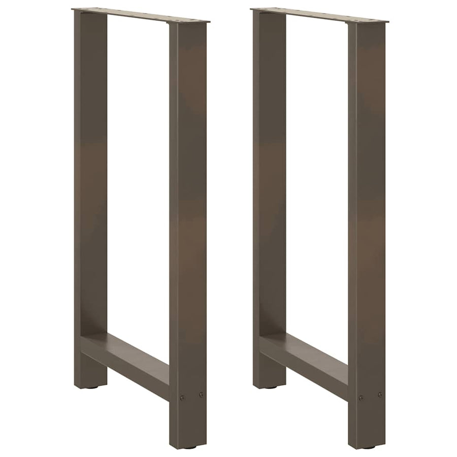 Salontafelpoten Staal Naturel 60 x (100-101) cm