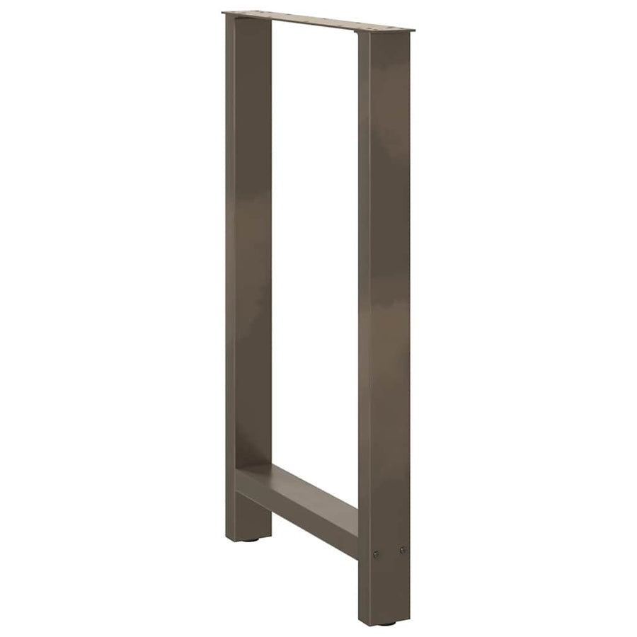 Salontafelpoten Staal Naturel 60 x (100-101) cm