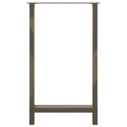 Salontafelpoten Staal Naturel 60 x (100-101) cm