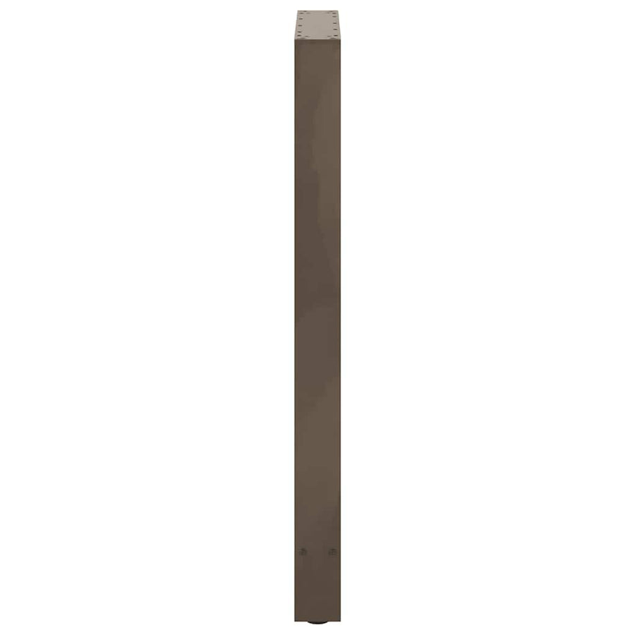 Salontafelpoten Staal Naturel 60 x (100-101) cm