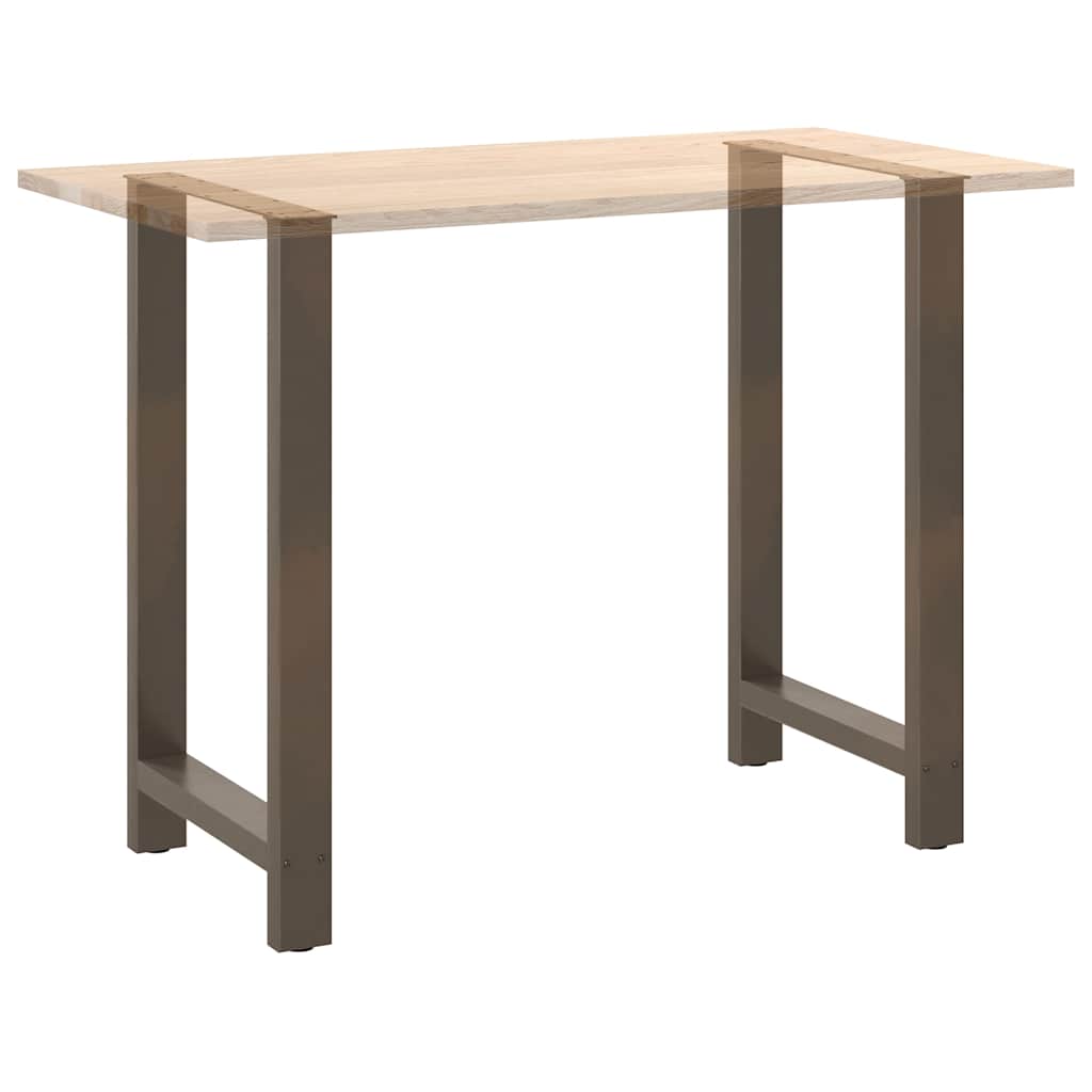 Salontafelpoten Staal Naturel 60 x (100-101) cm