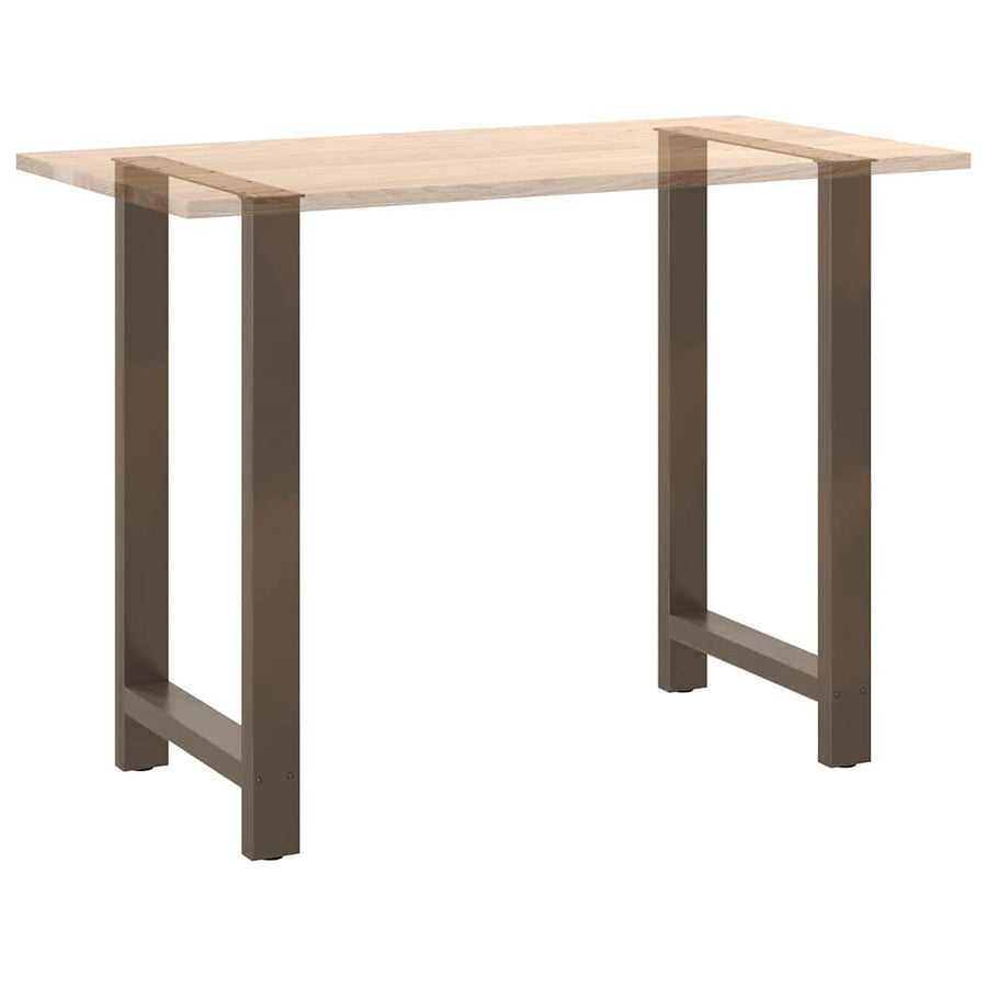 Salontafelpoten Staal Naturel 60 x (100-101) cm