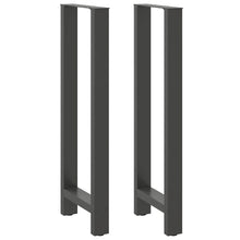 Salontafelpoten Staal Antraciet 40 x (110-111) cm