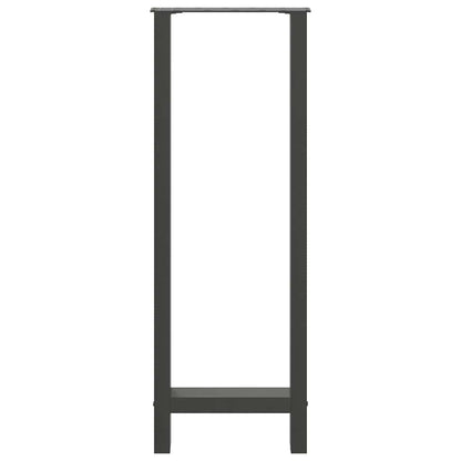 Salontafelpoten Staal Antraciet 40 x (110-111) cm