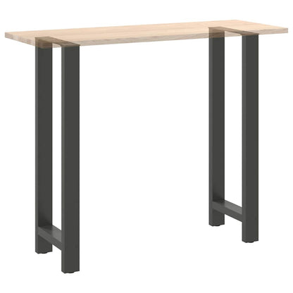 Salontafelpoten Staal Antraciet 40 x (110-111) cm