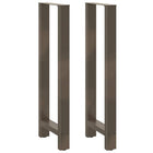 Bar table legs 2 pcs 40x(110-111) cm steel natural