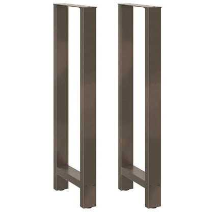 Salontafelpoten Staal Naturel 40 x (110-111) cm