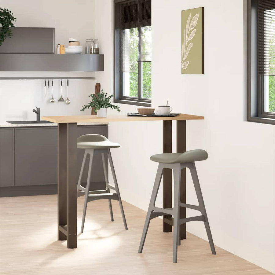 Salontafelpoten Staal Naturel 40 x (110-111) cm